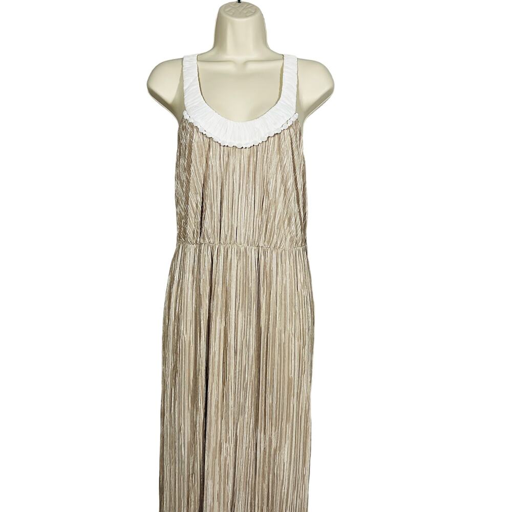 Gianni Bini Micro Pleated Halter Dress - S